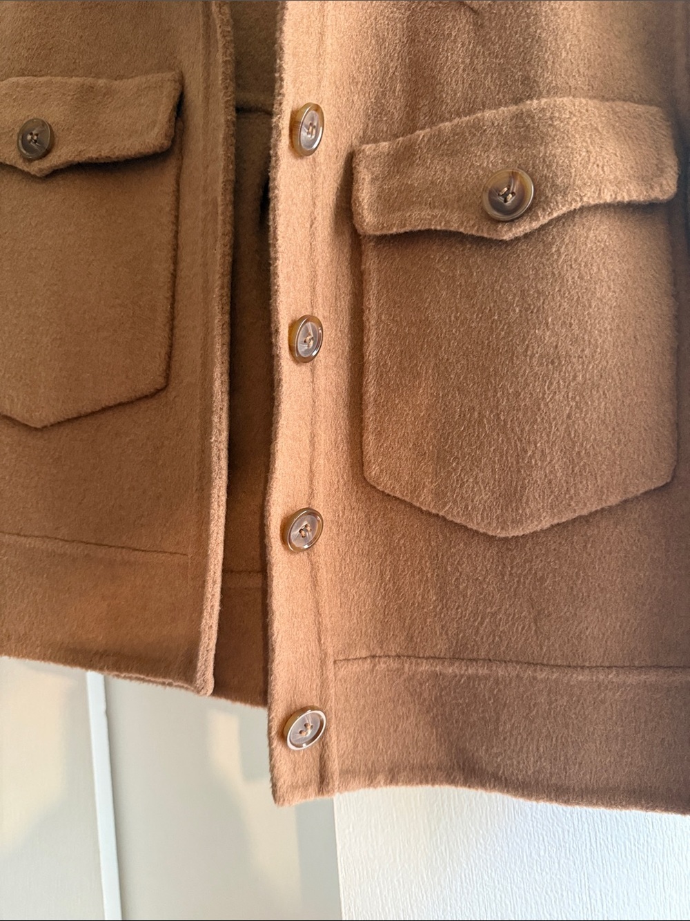 Rails Brown Cropped Wool-Blend Jean Jacket - Picture 3 of 5